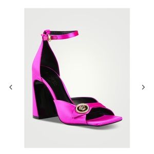 Versace Coin Satin Sandals